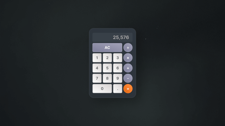 toddle – calculator template